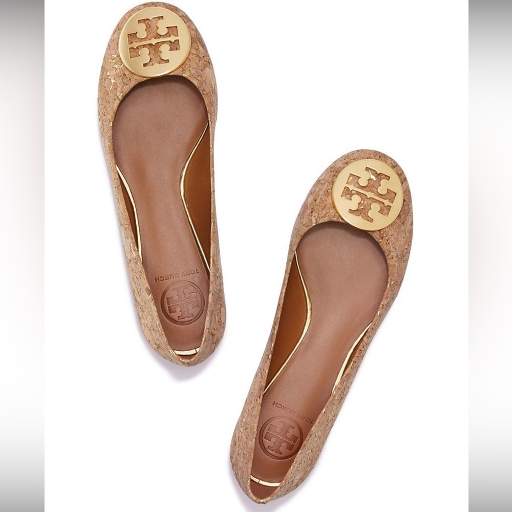 Tory Burch cork flats - LIKE NEW 🩷